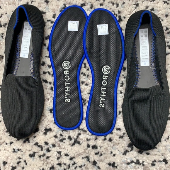 Rothy's Black Slip On Flats 7.5 - Picture 9 of 9